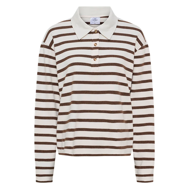 Anny Polo LS Tee | Langærmet Polo | Dame | Bomuld - Billede 2