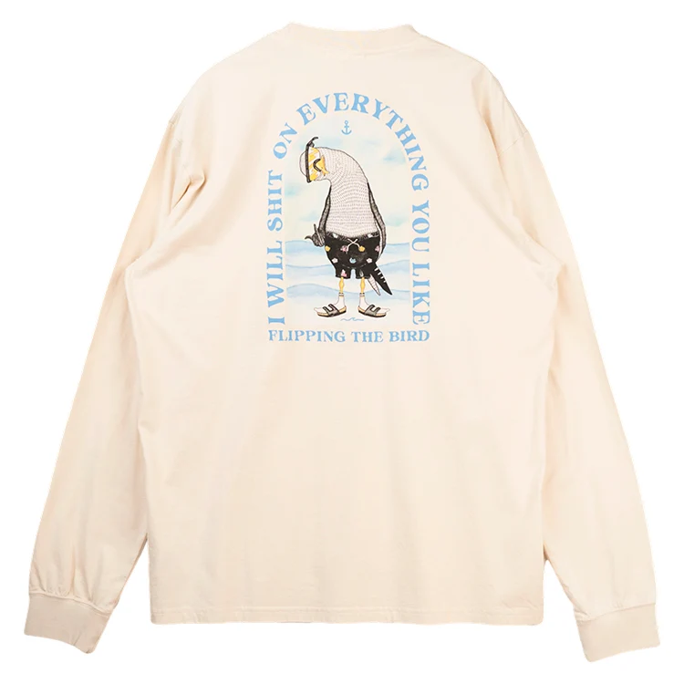 Back Flipping Boxfit LS T-shirt | Langærmet T-shirt | Unisex | Bomuld - Billede 2