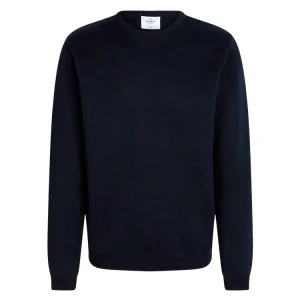 Mens Basic Cotton Knit | Sweater | Herre | Bomuld