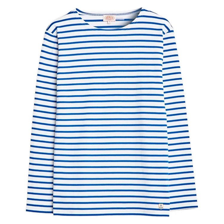 Breton Striped Shirt | Langærmet T-shirt | Unisex | Bomuld - Billede 2
