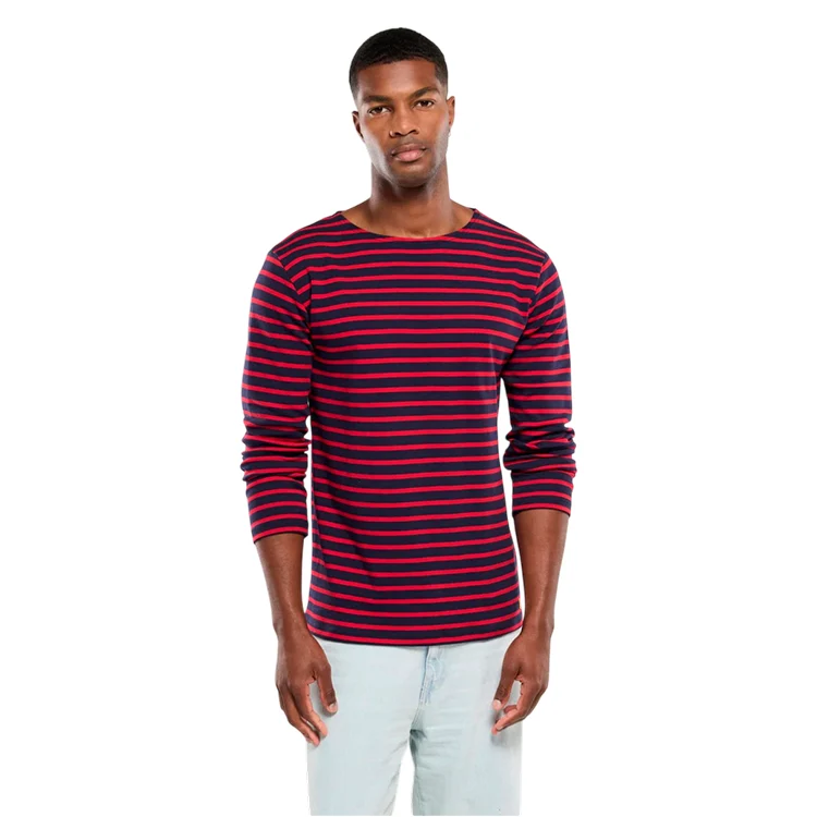 Breton Striped Shirt | Langærmet T-shirt | Unisex | Bomuld - Billede 5