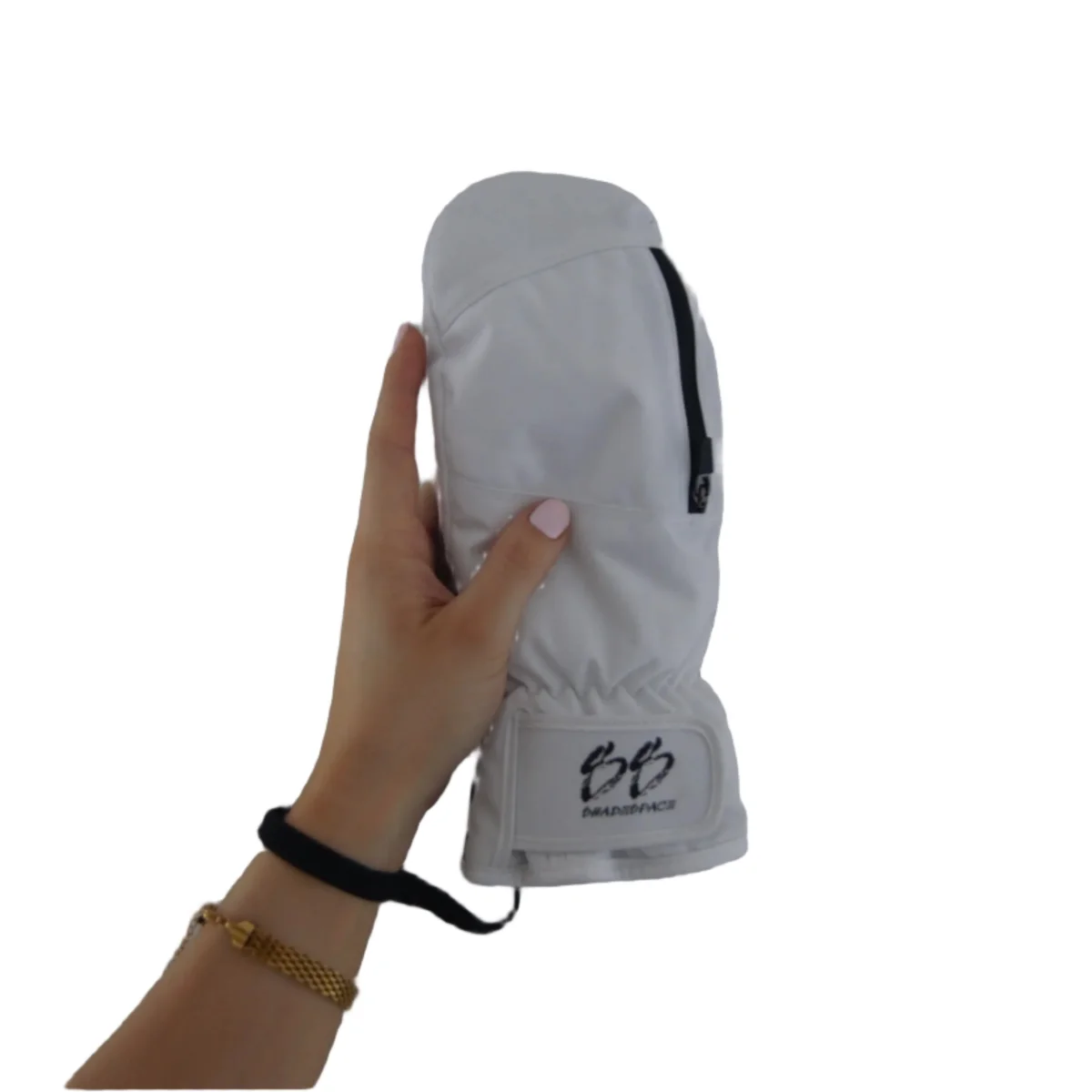 Skiluffer med Skjult Femfingerdesign - Hvid - Billede 5