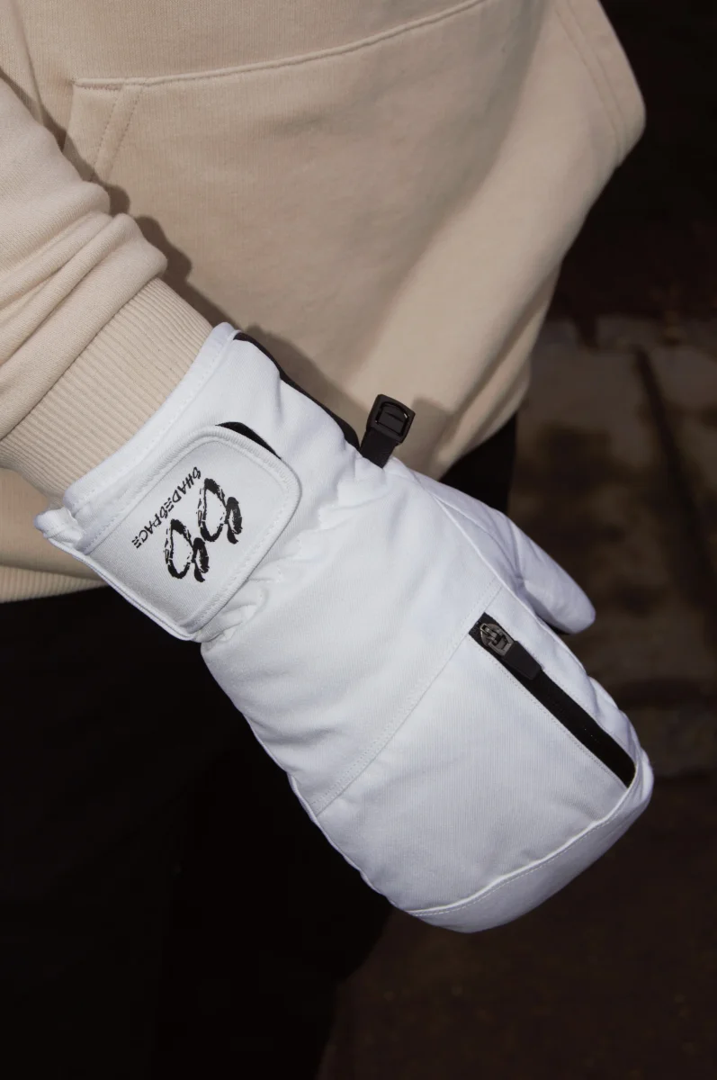 Skiluffer med Skjult Femfingerdesign - Hvid - Billede 4