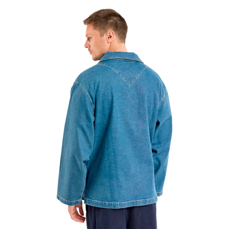 Fisherman's Denim Smock | Busseronne | Unisex | Bomuld - Billede 6