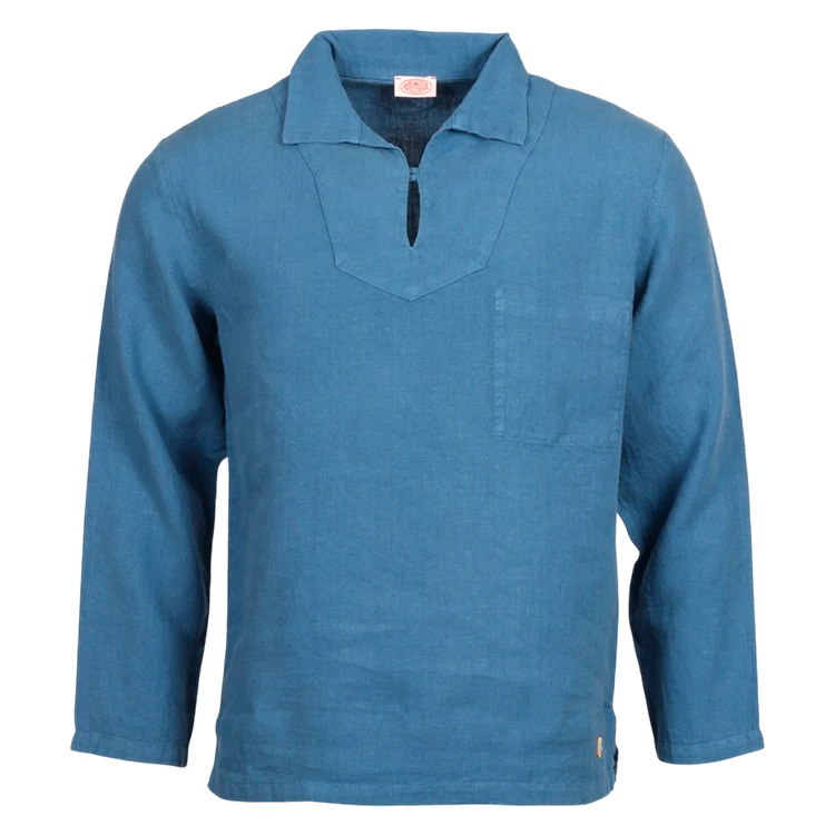 Fisherman's Linen Smock | Busseronne | Unisex | Linned - Billede 2