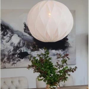 Loftlampe i stof incl. fatning