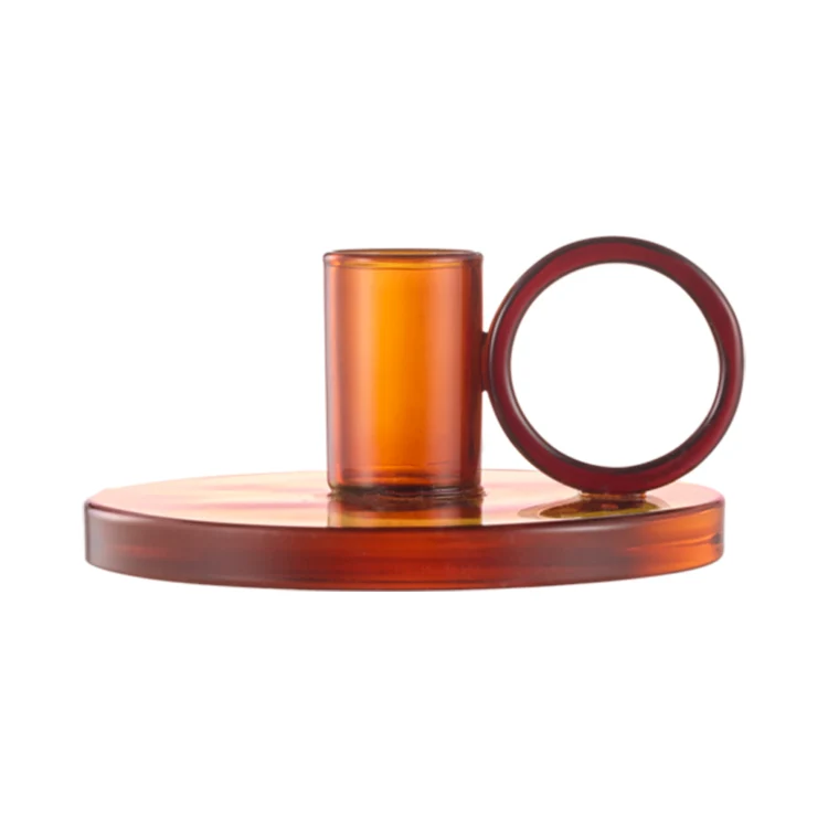 Loop Candlestick Holder | Lysestage | Glas - Billede 4