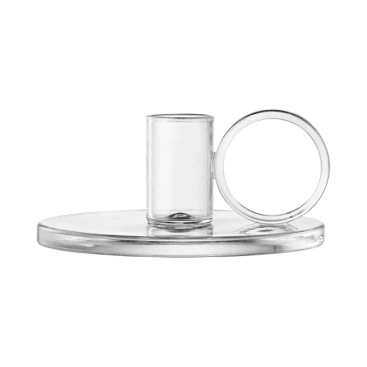 Loop Candlestick Holder | Lysestage | Glas - Billede 2