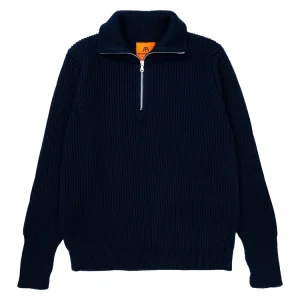 Navy Half-Zip | Uldtrøje | Unisex