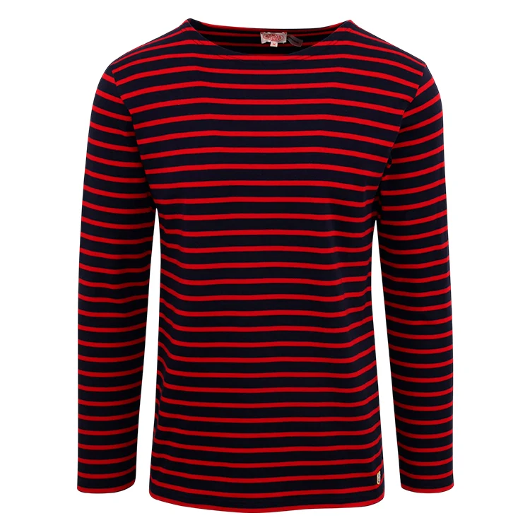 Breton Striped Shirt | Langærmet T-shirt | Unisex | Bomuld - Billede 3