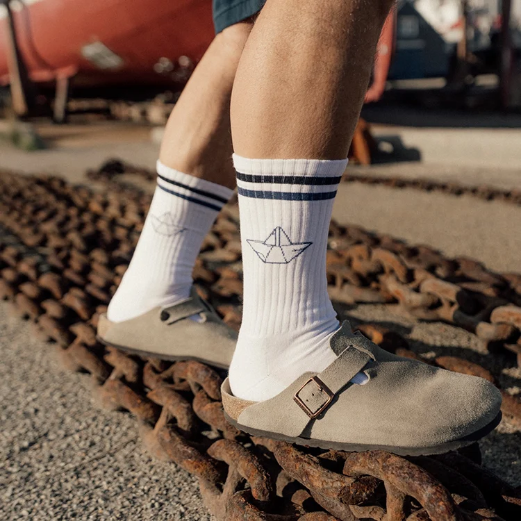 Paper Hat Tennis Socks | Strømper | Unisex | Bomuld - Billede 3
