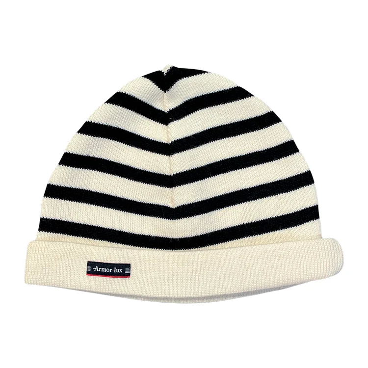 Striped Beanie | Hue | Unisex | Uld - Billede 2