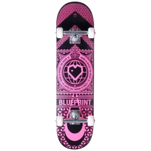 Blueprint Home Heart Komplet Skateboard - Black/Pink