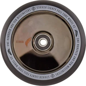Striker Lighty Fullcore V3 Sort PU 110mm Hjul Til Løbehjul - Metallic Black