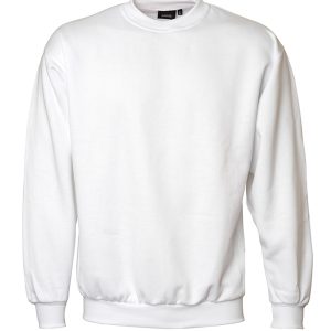 Hvid sweat-shirt 4/6 – 3XL