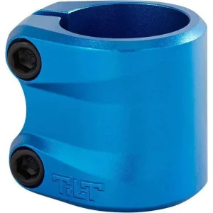 Tilt Sculpted Double Clamp Til Løbehjul - Blue