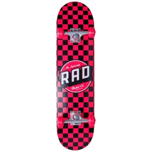 RAD Checkers Komplet Skateboard - Rød